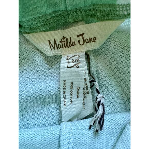NWT Matilda Jane Brilliant Daydream Green Polka Dot A Wonderful World Pant 3/6M - Picture 3 of 5